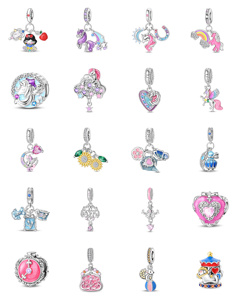 Pendentif en forme de cœur serti de zircons, style original, plaqué argent/or, avec <span class=keywords><strong>fermoir</strong></span> de sécurité, pour unisexe, à porter au quotidien - GDTC - Product Image 2