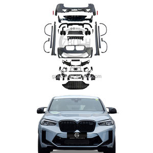 Paraurti Auto G02 per <span class=keywords><strong>BMW</strong></span> <span class=keywords><strong>X4</strong></span> G02 2022+ Aggiornamento a Bodykit X4M Paraurti Anteriore Paraurti Posteriore Minigonne Laterali Passaruota - Product Image 1
