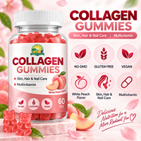 Bonbons gélifiés à la vitamine et au collagène de poisson pour adultes, marque privée, compléments alimentaires blanchissants