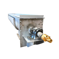 Transportador de Tornillo Refrigerado por Agua para Materiales de Alta Temperatura, Transportador de Tornillo de Enfriamiento Continuo