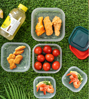 Lot de 17 produits d'organisation pour garde-manger, ensemble de bacs de rangement alimentaire en gros avec couvercle, en plastique, pour voyage, CLASSIQUE >10