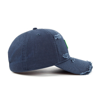 Gorra de béisbol con agujero de borde crudo, sombrero de hip-hop informal para hombres y mujeres, sombrero de Sol para hombres de Montañismo con personalidad