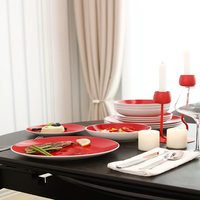 Ensembles d'assiettes en céramique promotion de septembre ensembles de vaisselle de luxe pour hôtel de mariage assiettes décoratives en céramique pour le dîner