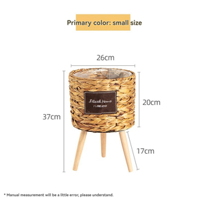 Высококачественные экологически чистые комнатные горшки для дома, сада, бамбуковые горшки из ротанга, ручной работы, Классический водяной гиацинт для наружного использования - Product Image 6