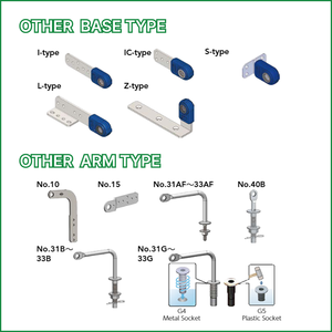 Fini 2 °   Mécanisme de réglage de la hauteur à verrouillage libre, fiabilité à long terme, pièces de quincaillerie métallique pour meubles - Product Image 6