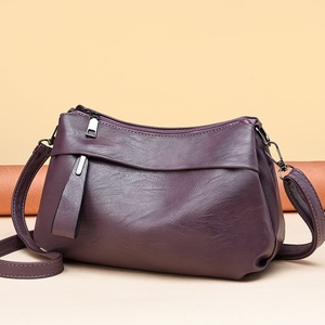 קלאסי גברת סגנון קרוסדרסינג עור רך תיק מזדמנים גדול קיבולת אמא תיק עם רוכסן סגירה הסיטונאי - Product Image 3