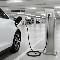 Bornes de recharge portables pour véhicules électriques de type 2, 3,8 kW, 16 A avec protection RCD, contrôle par application pour véhicules électriques