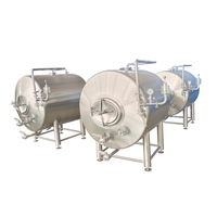 Réservoir de bière automatique 500L Brite Réservoir de service Réservoir de stockage de bière à fossettes pour isoler le matériau en acier inoxydable