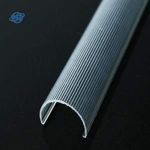 कस्टम स्ट्रिप्ड लैम्प्शेड ऐक्रेलिक लैंप डिफ्यूज़र कवर प्रोफाइल के लिए रैखिक एलईडी लाइट pmma पीसी पॉलीकार्बोनेट ऑप्टिकल प्रकाश छाया - Product Image 3