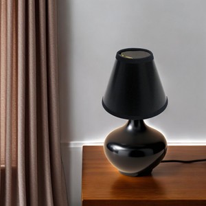 Set di 6 HMS 5 \ "lampadario nero paralumi pergamena con finiture bianche - Product Image 2