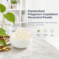 Poudre de Resvératrol OEM ODM CAS 501-36-0 Extrait de Polygonum Cuspidatum HPLC Marque Privée Complément Alimentaire en Vrac