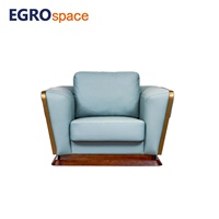 EGROspace Fournisseur Professionnel Ensemble de Mobilier de Bureau en Cuir Luxe Fonctionnel Canapé Sectionnel Exécutif pour Visiteurs