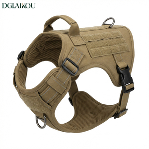 Set di Collari e Guinzagli per Cani da Servizio Personalizzati OEM, in Nylon Resistente, con Logo Personalizzato - Product Image 2