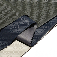 Tissu en cuir PU de qualité supérieure, écologique, simulant le grain de litchi, extensible, résistant à l'abrasion, pour vêtements