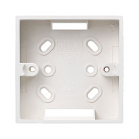 Boîte de jonction murale encastrée au Royaume-Uni, 86*86*34 mm, PVC ignifuge, 86 prises simples, base de montage