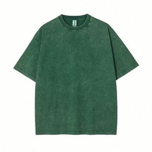 Design Heavyweight Washed Embossed T-Shirt <b>Acid</b> Wash Oversized <b>Drop</b> Shoulder Casual Wear Men Vintage Tee - Product Image 3