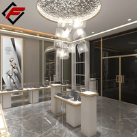 Comptoir d'exposition LED personnalisable avec finition peinte pour magasins de beauté, parfumeries, et boutiques de perruques – Vitrine en verre trempé