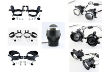 Lentille de projecteur antibrouillard LED 3 pouces pour lampe de voiture 6000K 3 couleurs, éclairage automobile universel pour Honda Toyota Nissan