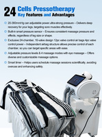 Machine de pressothérapie OEM personnalisée pour le corps entier, thérapie par pression d'air, drainage lymphatique, machine de pressothérapie pour l'élimination de la graisse