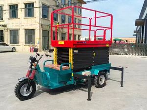 Pengangkat Platform pekerjaan udara satu orang pengangkat hidrolik tiang tunggal efisiensi tinggi pengangkat Platform sumber daya listrik 380V kerekan - Product Image 3