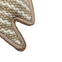 Jouet pour animaux de compagnie en jute épaissi de luxe, design poisson, avec jouet à mâcher interactif et couineur pour chiens