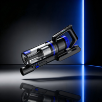 Aspirateur à main rechargeable, batterie 2500 mAh, aspirateur sans fil, autonomie longue durée, pour le nettoyage des tapis multi-surfaces à la maison