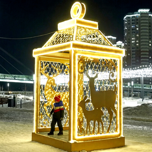 Luces de Linterna Tradicionales de Ramadán que Brindan una Elegante Atmósfera Festiva Islámica a Hoteles, Centros Comerciales y Plazas Públicas - Product Image 1