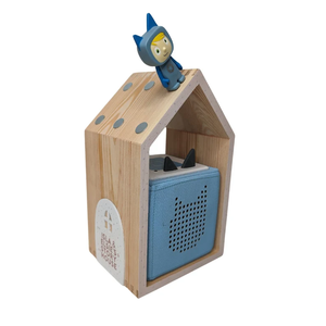 Supporto a Forma di Casa per Porta Fatata, Mensola Decorativa per la Casa, Appendiabiti a Parete a Forma di Casa, Supporti per Tonie - Product Image 4