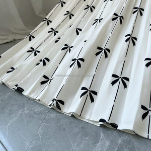 Conjunto de Traje de Dos Piezas Ligero Personalizado para Mujer, Pantalón con Estampado de Lazo Negro, Traje para Dama - Product Image 6