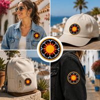 Patchs thermocollants brodés personnalisés pour chapeaux, vestes, vêtements – Appliques à transfert thermique en gros