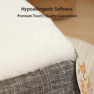 Роскошные современные дизайнерские лежанки для мелких животных из мягкого бархата: уютный домик-пещера для комфортного сна, аксессуары - Product Image 4