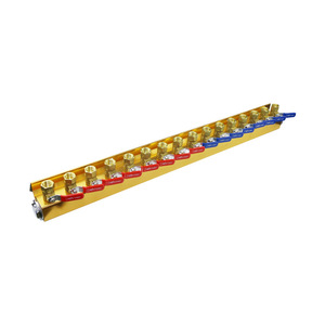 Système d'eau pour machine de moulage par injection, collecteur métallique détachable 3 entrées 3 sorties vers 6 entrées 6 sorties pour tuyau de refroidissement - Product Image 1