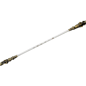 HCMY Black Myth Wukong Golden Hoop Rod Semi-Metal Arme Modèle Jouet Épées Pour Cosplay One-to-One Jouets Physiques Ruyi Extensible - Product Image 1