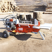 Processeur de bois de chauffage fendeur de bûches 45 tonnes processeur de bois de chauffage chinois électrique nouveau produit fourni