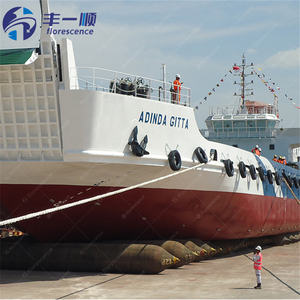 Florescence Yüksek Kaliteli Şişirilebilir Doğal Kauçuk Siyah ISO9001 Sertifikalı Gemi İndirme Deniz Kurtarma Hava Yastığı Basınç Göstergesi - Product Image 6