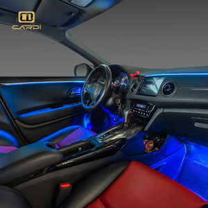 Bande lumineuse intérieure de voiture K5 personnalisable, éclairage relaxant, options de couleurs RVB, synchronisation avec <span class=keywords><strong>la</strong></span> musique - Product Image 3