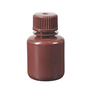 Botella de reactivo de 15ml, envoltura individual estéril de ámbar de boca estrecha, construcción Ideal para pruebas científicas - Product Image 1