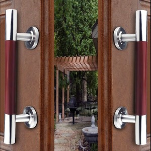 Painted Stainless Steel <b>Handles</b> For Wooden <b>Doors</b> Exposed <b>Door</b> <b>Pull</b> Main Entrance - Product Image 2