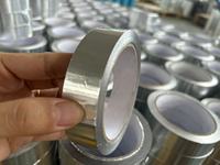 Ruban adhésif en aluminium acrylique imperméable sans doublure pour l'étanchéité des conduits HVAC et l'isolation des réfrigérateurs