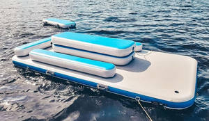 Piattaforma Galleggiante Gonfiabile per Sport Acquatici con Tavolo, Pontone per <span class=keywords><strong>il</strong></span> Tempo Libero - Product Image 4