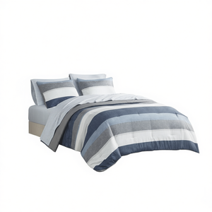 Floral Printed 8-Piece <b>Comforter</b> <b>Set</b> Woven Polyester Cotton King Queen Size Home Bedroom Bedding - Product Image 1