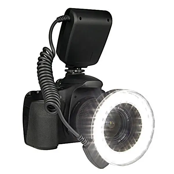 Travor photographic equipment RF-550D macro led ring flash light for NIKON/CANON/OLYMPUS/PANASONIC/FUJIFILM DSLR Camera