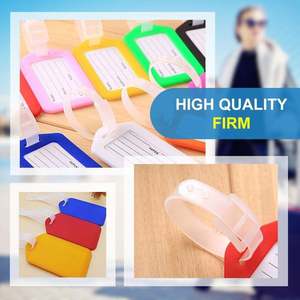 Etiqueta de Equipaje Promocional de Regalo, Personalizada con Logotipo Impreso en Serigrafía, PVC Transparente, Portátil, Fácil Identificación, para Check-in - Product Image 3