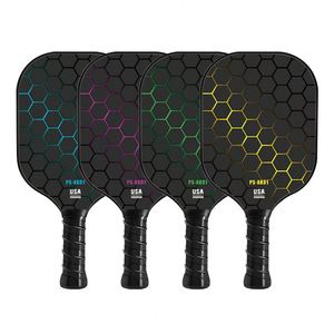 Raqueta de Pickleball de Fibra de Vidrio con Núcleo de Panal, Portátil, para Entrenamiento Deportivo, Grosor Personalizado para Adultos, Precio de Fábrica - Product Image 1