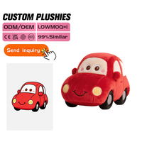 Fabricant de jouets en peluche super doux personnalisés pour enfants, costumes de mascotte, personnages de dessins animés, jouets en peluche brodés et imprimés, voitures en peluche