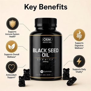 Gommose a base vegetale con probiotici, collagene, pepe, cocco, olio di semi neri e Omega 3, senza aromi artificiali - Product Image 3