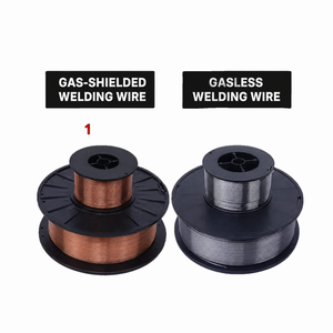 Fil de soudage fourré sans gaz MIG 1kg 0.8mm 0.9mm pour une fonctionnement fluide, idéal pour la réparation de charnières de portails en acier, bobine polyvalente - Product Image 1