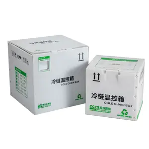 Kotak Pendingin Medis Insulasi Termal 28 Liter, Kotak Hidup Dingin 72 ~ 96 Jam untuk Transportasi Rantai Dingin Farmasi