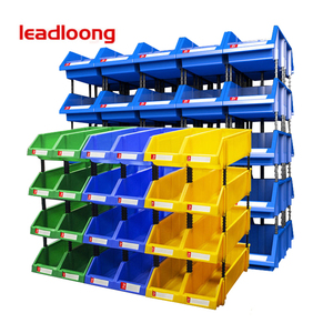 X4 400*250*160MM Industrial Customized Warehouse Garage Tool Storage Picking Correx Stackable Plastic Storage Part Bins