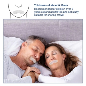 Solución para Ronquidos, Cinta Bucal en Forma de X para Dormir (Paquete de 30) - Remoción sin Dolor, Hipoalergénica, Sin Látex y Suave con la Piel - Product Image 2